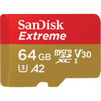 SanDisk Extreme 64 Go MicroSDXC UHS-I Classe 3