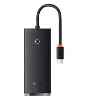 Baseus WKQX030301 hálózati csatlakozó USB C-típus Fekete