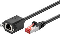 Goobay 77560 cable de red Negro 2 m Cat6 F/UTP (FTP)