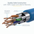 StarTech.com 7ft CAT6a Ethernet Cable - 10 Gigabit Shielded Snagless RJ45 100W PoE Patch Cord - 10GbE STP Network Cable w/Strain Relief - Blue Fluke Tested/Wiring is UL Certifie...