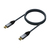 AISENS Cable USB 2.0 Aluminio 5A 100W E-Mark, USB-C/M-USB-C/M, Gris, 1.0M