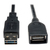 Tripp Lite UR024-001 Cable de Extensión USB 2.0 Universal Reversible (Reversible A a A M/H), 0.3 m [1 pie]