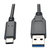 Tripp Lite U428-003-G2 USB-C to USB-A Cable (M/M), USB 3.2 Gen 2 (10 Gbps), Thunderbolt 3 Compatible, 3 ft. (0.91 m)
