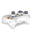 Hyperkin M01368 White USB Gamepad Analogue / Digital PC, Xbox One, Xbox One S, Xbox One X, Xbox Series S, Xbox Series X