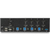 StarTech.com Switch KVM double affichage HDMI 4K 30 Hz à 4 ports avec hub USB intégré