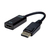 VALUE 12.99.3139 câble vidéo et adaptateur 0,15 m DisplayPort HDMI Type A (Standard) Noir
