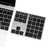 LogiLink ID0187 clavier numérique Universel Bluetooth Aluminium, Noir