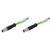 Weidmüller SAIL-M8GM8SG-4S1.0UIE kabel sygnałowy 1 m Czarny, Zielony
