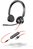 POLY Blackwire 3325 Headset Vezetékes Fejpánt Iroda/telefonos ügyfélközpont USB A típus Fekete, Vörös