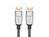 Lanberg CA-DPDP-20CU-0005-BK kabel DisplayPort 0,5 m Czarny, Srebrny