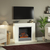 BeModern 5088 fireplace Indoor Freestanding fireplace Electric Chrome, Cream