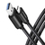 Axagon BUCM3-AM10AB USB-kabel 1 m USB 3.2 Gen 1 (3.1 Gen 1) USB C USB A Zwart