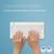 R-Go Tools Ergonomisch toetsenbord R-Go Compact Break, compact toetsenbord met pauzesoftware, QWERTY (NORDIC), Bluetooth, wit