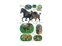 Aufkleber bsb Deco Sticker Pferde, Blisterpackung