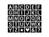 Schriftschablone Artemio Alphabet 6x6cm Grossbuchstaben und Symbole