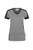 Damen V-Shirt Contrast MIKRALINAR®, titan/anthrazit, 2XL - titan/anthrazit | 2XL: Detailansicht 1