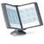 Durable SHERPA MOTION 360 Degree Desk Display Panel Stand | 10 Panels | A4 Grey