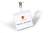 Durable Clip Name Tag ID Badge Card Holders + Inserts | 25 Pack | 60 x 90mm