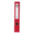 ELBA Ordner "rado plast" A4, PVC, mit auswechselbarem Rückenschild, Rückenbreite 5 cm, rot