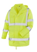 teXXor® 4101 teXXor® Warnschutz-Regenjacke BARRIE Gr. 5XL leuchtgelb Wasserdicht