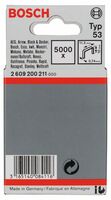 Bosch 2609200211 Feindrahtklammer Typ 53, 11,4 x 0,74 x 10 mm, 5000er-Pack