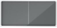 Nobo Premium Plus Grey Felt Lockable Notice Board 27xA4