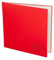 Collins Cathedral Analysis Book Casebound 297x315mm 27 Cash Column 96 Pages Red