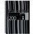 Pukka Pad Stripes Polypropylene Wirebound Jotta Notebook 200 Pages A5 (Pack of 3) Black