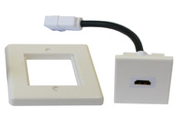 HDMI-Einbaurahmen/Anschlussdose, mit 1 HDMI Anschluss, Good Connections®