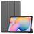 Tri-fold caster hard shell cover - Grey for Samsung Galaxy Tab S6 Lite Tablet-Hüllen