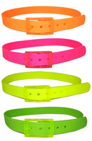 ceinture plastique fluo orange