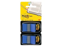 Post-it® Index Standaard Duopack 25,4 x 43,2 mm, blauw (pak 2 stuks)