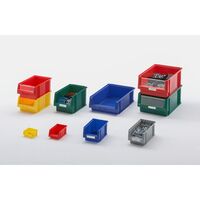 Labels for open fronted storage bin