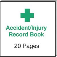 First Aid Accident Report Book & Injury Log - 20 Pages Emergency Medical Booklet