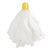 Jantex Standard Big Socket Mop Head in White & Yellow Polyester & Viscose