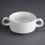 Athena Hotelware Stacking Soup Bowls in White Porcelain 10oz / 290ml - x 12