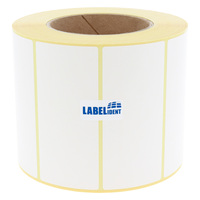 Thermotransfer-Etiketten 106 x 48 mm, 1.500 Papieretiketten auf 1 Rolle/n, 3 Zoll (76,2 mm) Kern, weiß permanent