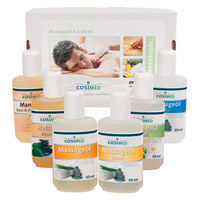 Probierset Massageöl, Massage Öl, Massageöle, Physiotherapie 6 Flaschen à 50 ml