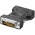 WENTRONIC DVI-I/ VGA-Adapter analog (DVI-I-Stecker Dual-Link / VGA-Buchse | vergoldet) - in schwarz