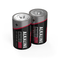2x ANSMANN Alkaline Batterie Mono D 1,5V – LR20 MN1300 Batterien (2 Stück)
