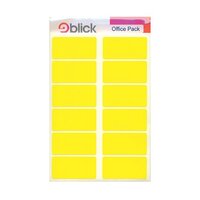 Blick Labels in Office Packs 25mmx50mm Yellow (Pack of 320) RS020158