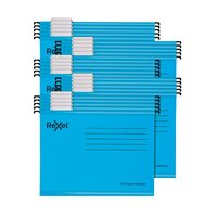 Rexel Classic Suspension Files Foolscap Blue (Pack of 25) 2115590
