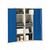 Single & double door utility cupboards Double door, central pillar, 4 shelves, 4 drawers - choice of four colours