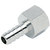 ICH 30503 Adaptor Hose Barb to Parallel Internal Thread 7mm G1/8 60 bar Brass NP