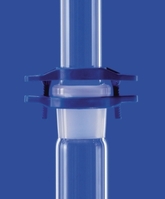 Kegelschliffklemme Safety-Clip NS 45/40 POM blau verstellbar