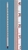 Termómetro de tipo simple vástago sólido relleno rojo Rango de medición -10 ... 110°C