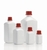 Square shape bottles 100 ml HDPE white without closure
