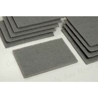 Grey, Fine Non-Woven Abrasive Surface Conditioning Pads, 10pcs