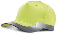 Sapka Wk 5 panel unisex (100% polyester) fluorescent yellow, U