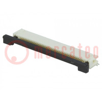 Connector: FFC/FPC; horizontal; PIN: 40; bottom contacts,ZIF; SMT